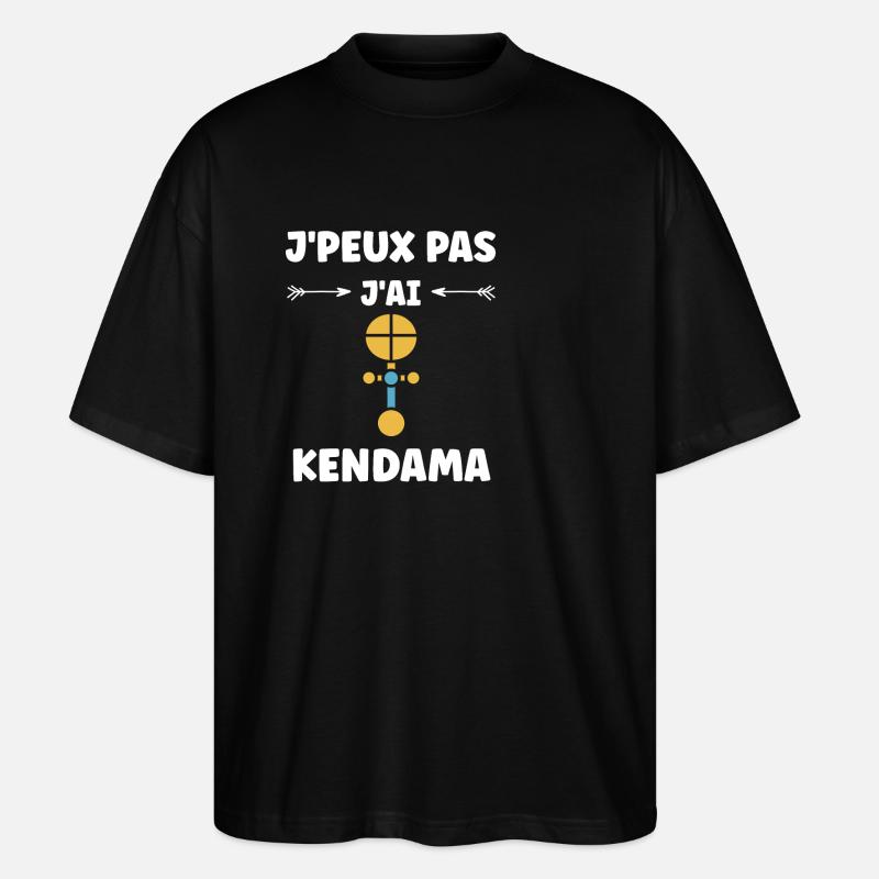 kendama - T-shirt bio Blaster 2.0 coupe oversize Stanley/Stella Unisexe - noir