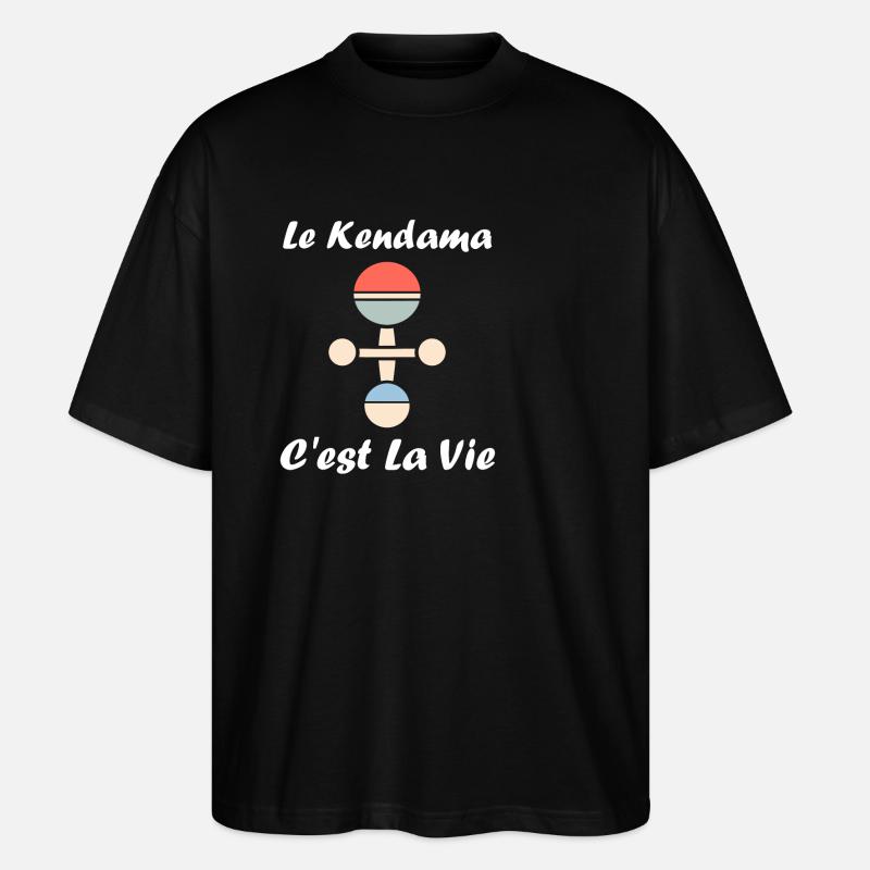 Kendama - Stanley/Stella Oversized Unisex Bio T-Shirt Blaster 2.0 - Schwarz