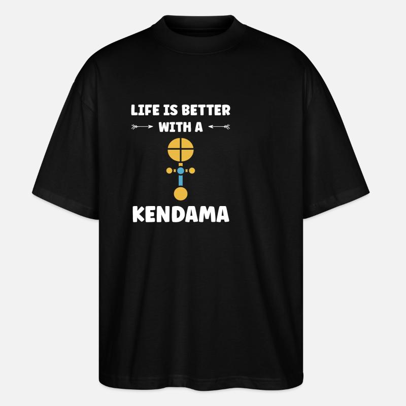 kendama - T-shirt bio Blaster 2.0 coupe oversize Stanley/Stella Unisexe - noir