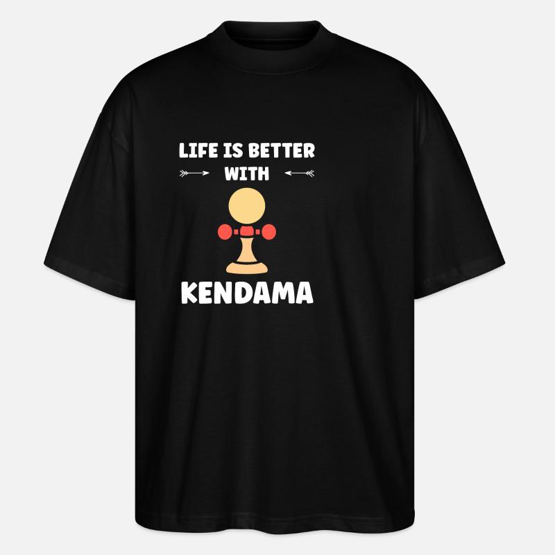 kendama - T-shirt bio Blaster 2.0 coupe oversize Stanley/Stella Unisexe - noir