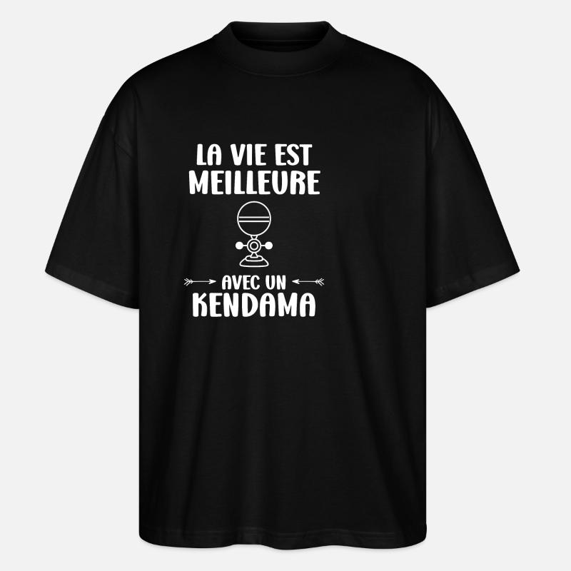 kendama - T-shirt bio Blaster 2.0 coupe oversize Stanley/Stella Unisexe - noir