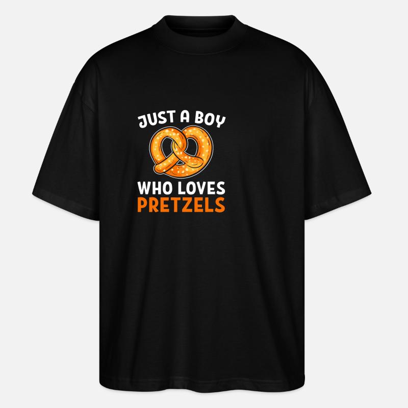 Brezel - Stanley/Stella Oversized Unisex Bio T-Shirt Blaster 2.0 - Schwarz