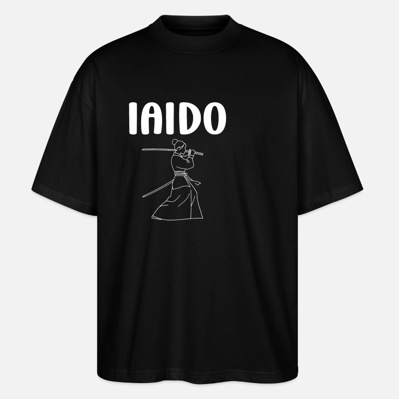 iaido - T-shirt bio Blaster 2.0 coupe oversize Stanley/Stella Unisexe - noir