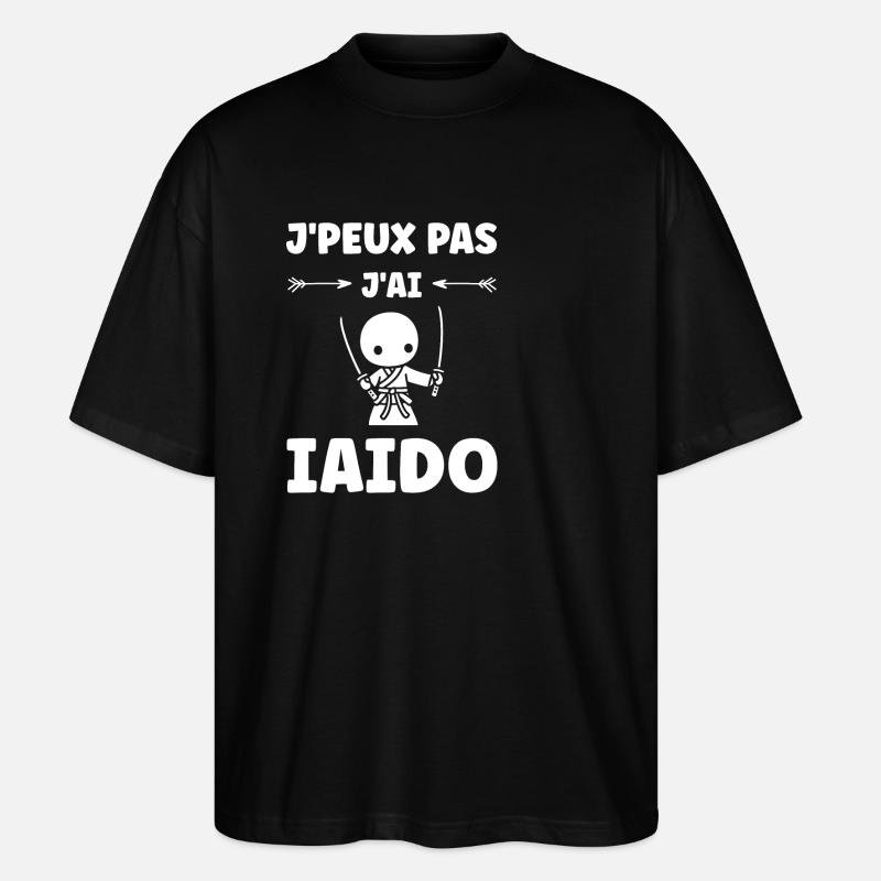 iaido - Stanley/Stella Oversized Unisex Bio T-Shirt Blaster 2.0 - Schwarz