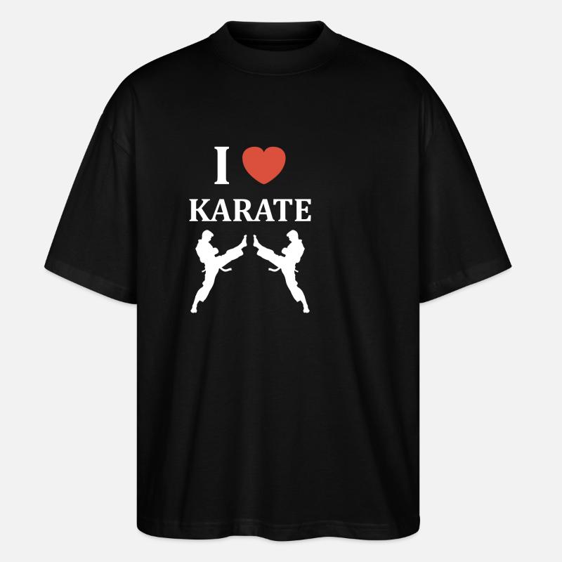 Karate - Stanley/Stella Oversized Unisex Bio T-Shirt Blaster 2.0 - Schwarz