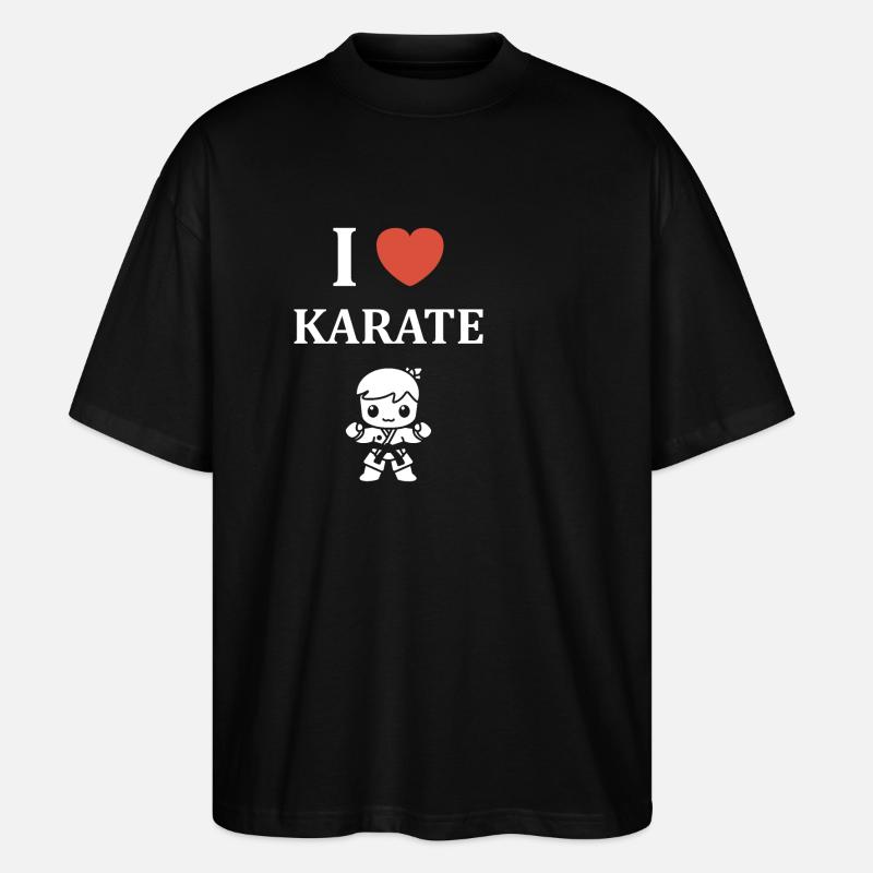 Karate - Stanley/Stella Oversized Unisex Bio T-Shirt Blaster 2.0 - Schwarz