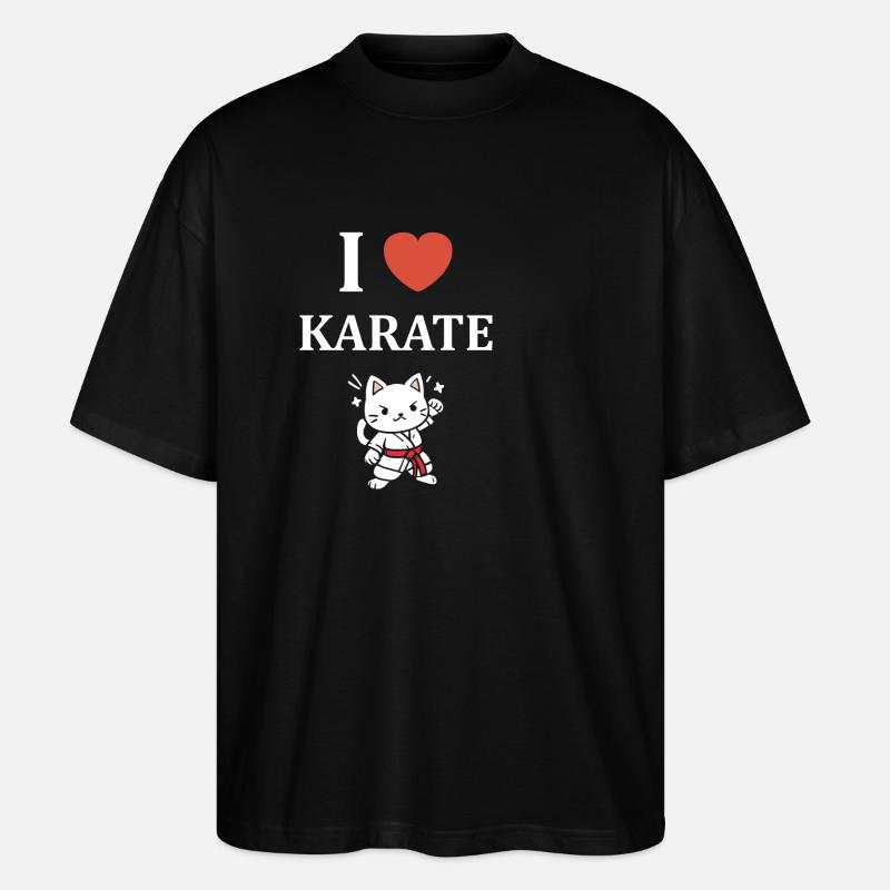 karate - T-shirt bio Blaster 2.0 coupe oversize Stanley/Stella Unisexe - noir