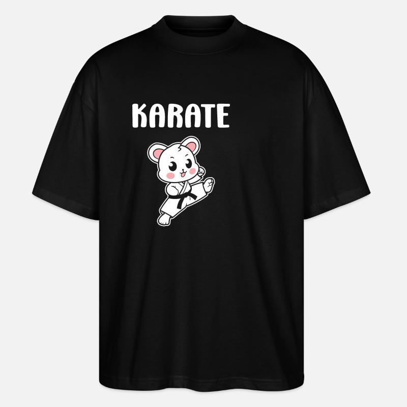 Karate - Stanley/Stella Oversized Unisex Bio T-Shirt Blaster 2.0 - Schwarz