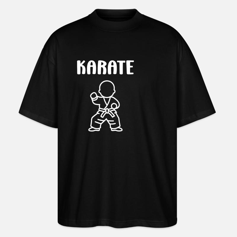 karate - T-shirt bio Blaster 2.0 coupe oversize Stanley/Stella Unisexe - noir