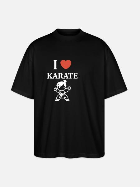 karate - Stanley/Stella Oversized Unisex Organic T-shirt Blaster 2.0 - black