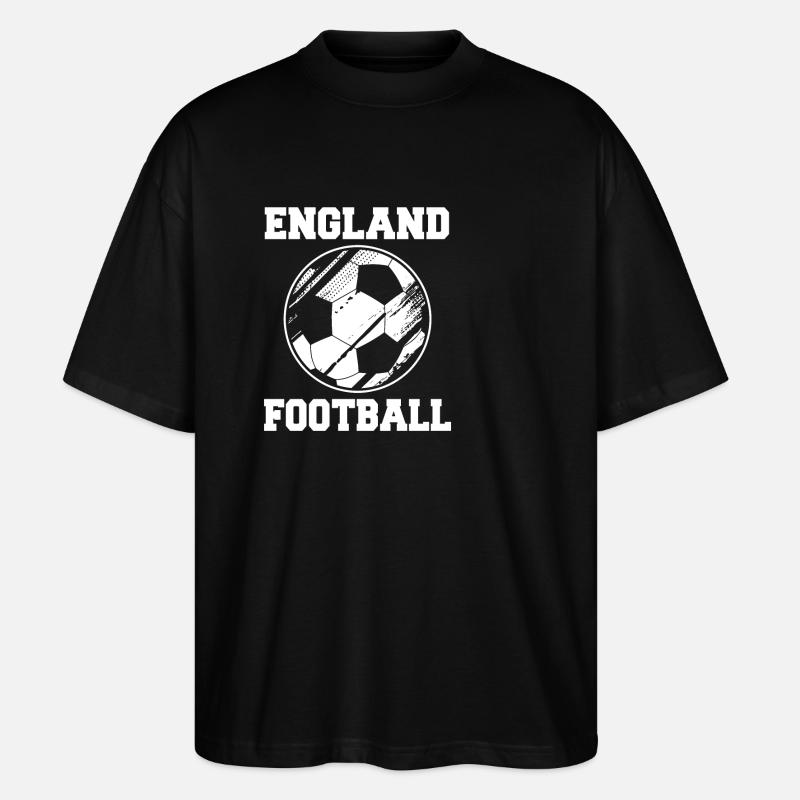 Angleterre - T-shirt bio Blaster 2.0 coupe oversize Stanley/Stella Unisexe - noir