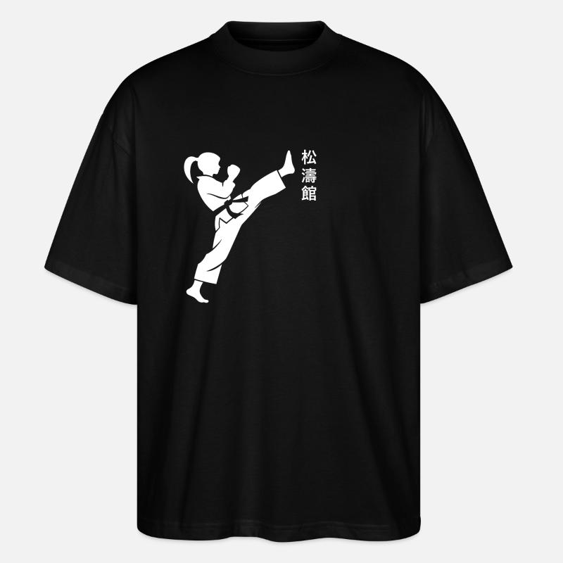 karate - T-shirt bio Blaster 2.0 coupe oversize Stanley/Stella Unisexe - noir