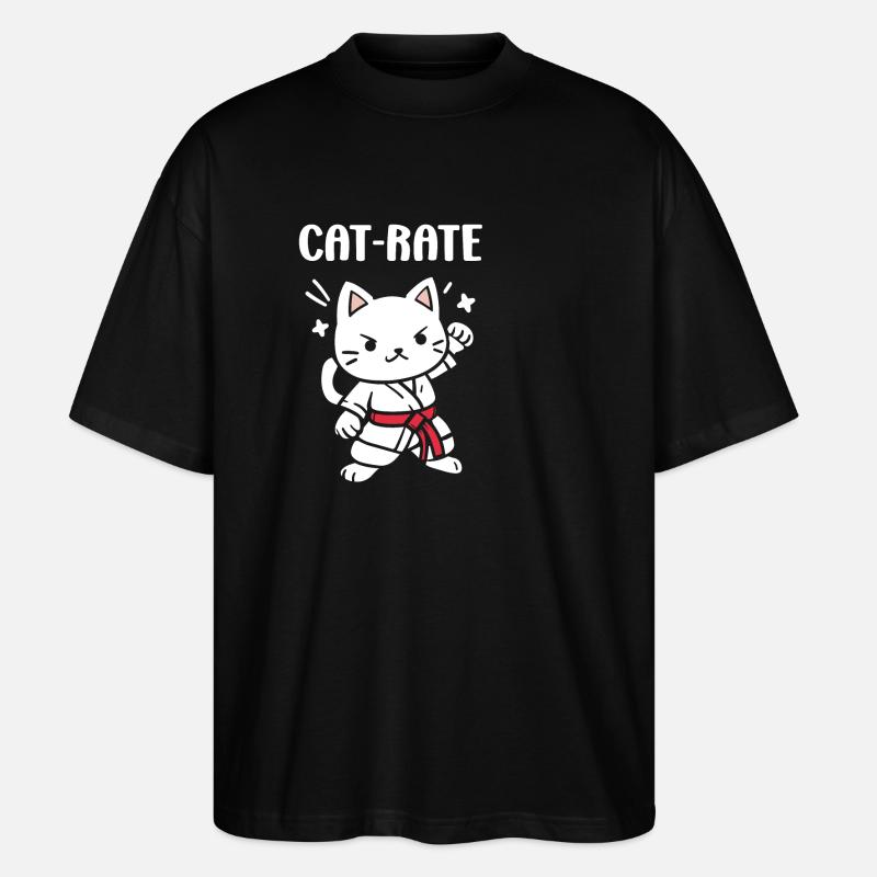 karate - T-shirt bio Blaster 2.0 coupe oversize Stanley/Stella Unisexe - noir