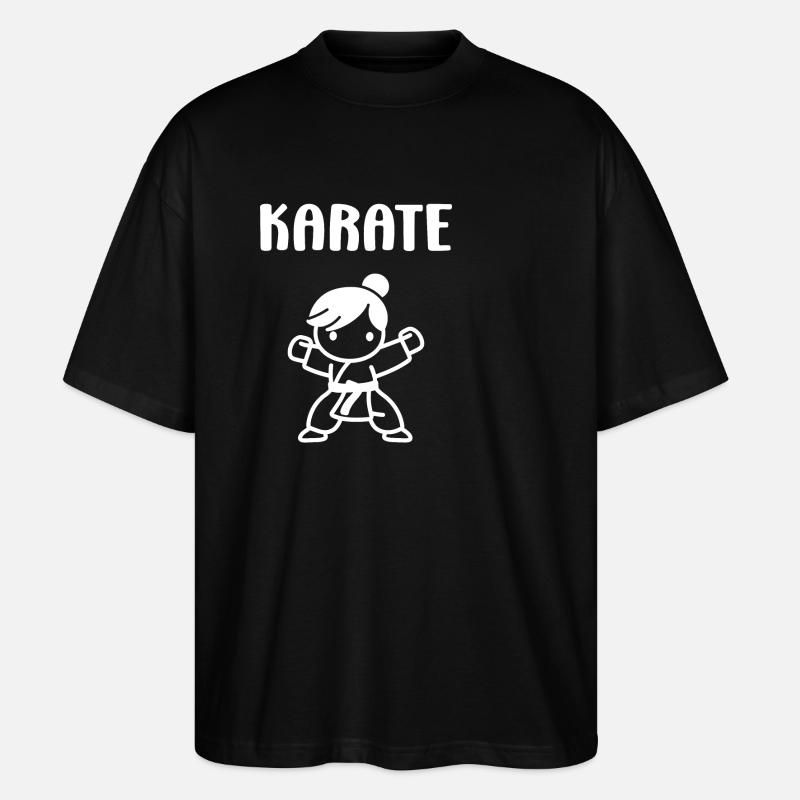 karate - T-shirt bio Blaster 2.0 coupe oversize Stanley/Stella Unisexe - noir