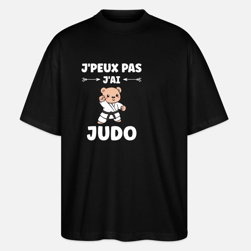 judo - Stanley/Stella Oversized Unisex Organic T-shirt Blaster 2.0 - black