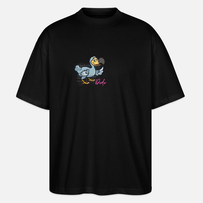 freundlicher Dodo - Stanley/Stella Oversized Unisex Bio T-Shirt Blaster 2.0 - Schwarz