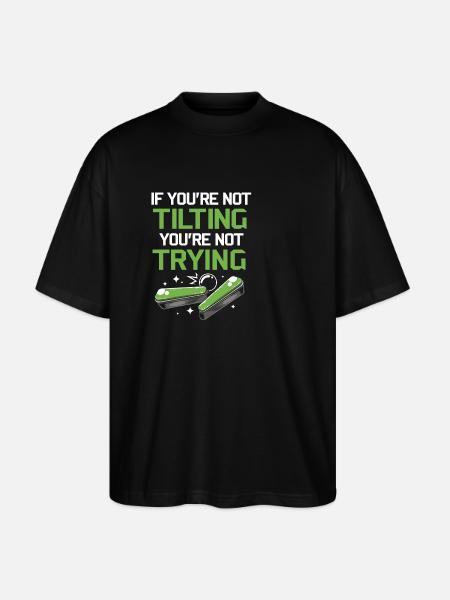 Flipper Boîte de flipper - T-shirt bio Blaster 2.0 coupe oversize Stanley/Stella Unisexe - noir