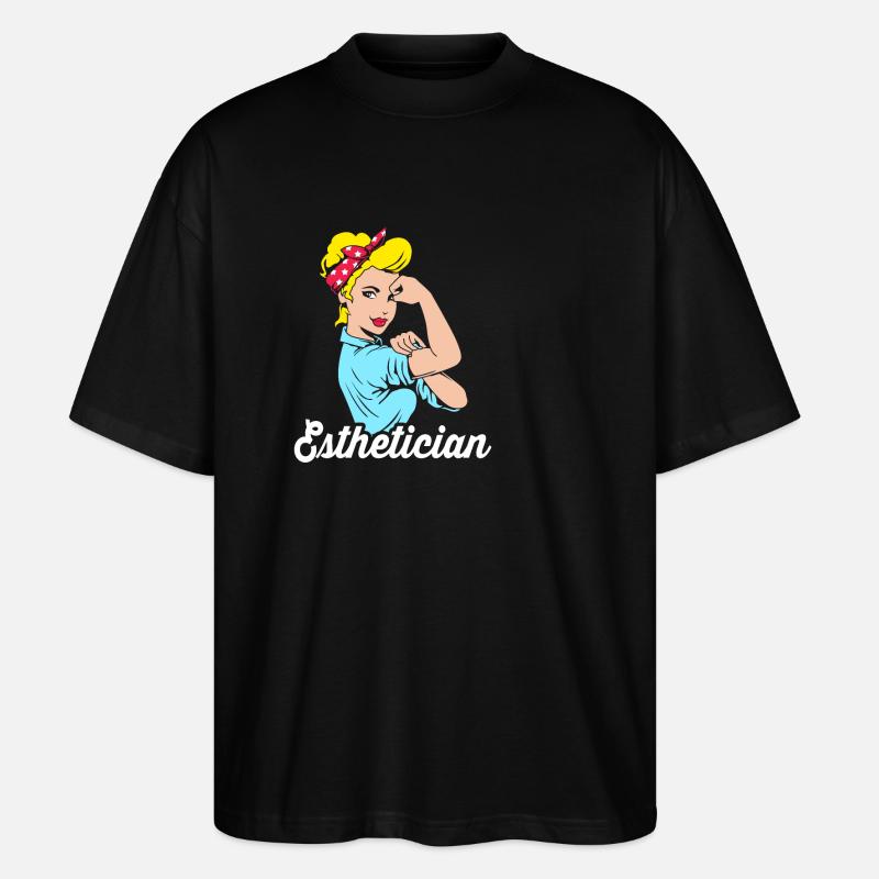 Kosmetikerin - Stanley/Stella Oversized Unisex Bio T-Shirt Blaster 2.0 - Schwarz