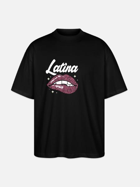 Latina Mutter - Stanley/Stella Oversized Unisex Bio T-Shirt Blaster 2.0 - Schwarz