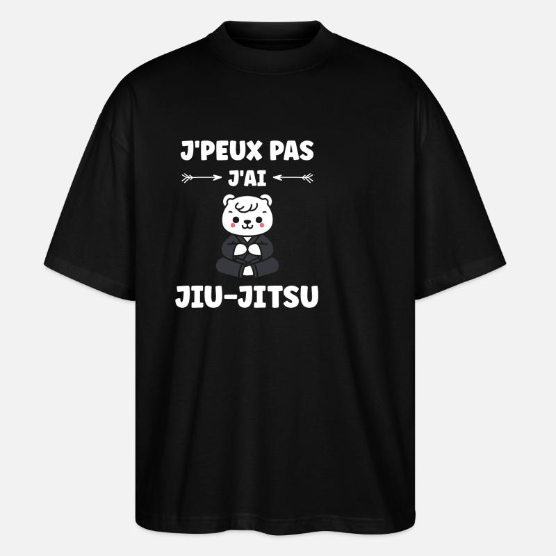 Jiu Jitsu - Stanley/Stella Oversized Unisex Bio T-Shirt Blaster 2.0 - Schwarz