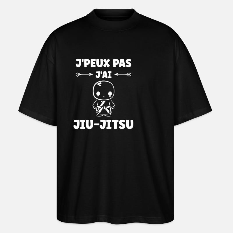 Jiu Jitsu - Stanley/Stella Oversized Unisex Bio T-Shirt Blaster 2.0 - Schwarz