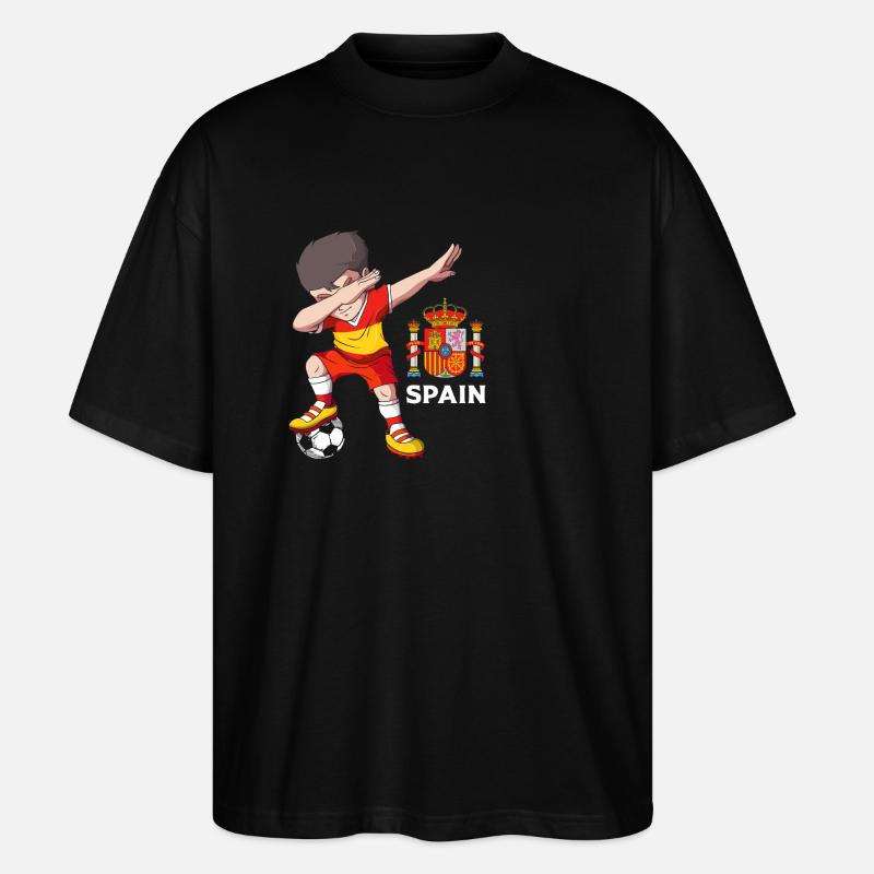 Spanien Spanisch - Stanley/Stella Oversized Unisex Bio T-Shirt Blaster 2.0 - Schwarz
