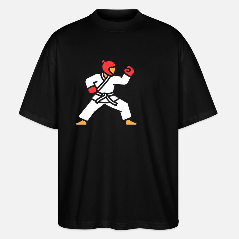Taekwondo - Stanley/Stella Oversized Unisex Bio T-Shirt Blaster 2.0 - Schwarz