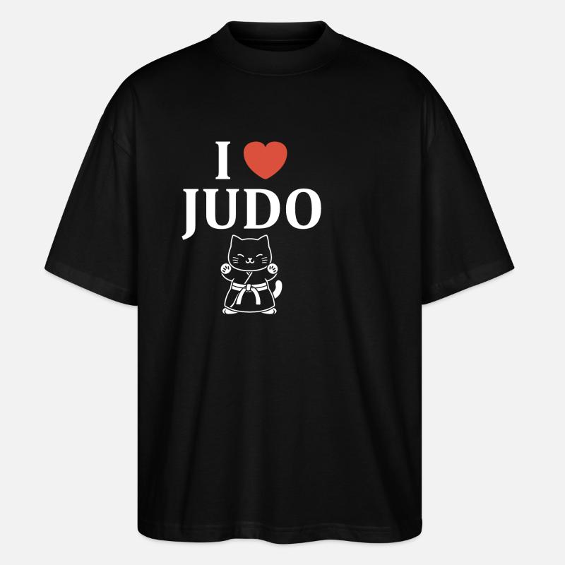 judo - T-shirt bio Blaster 2.0 coupe oversize Stanley/Stella Unisexe - noir