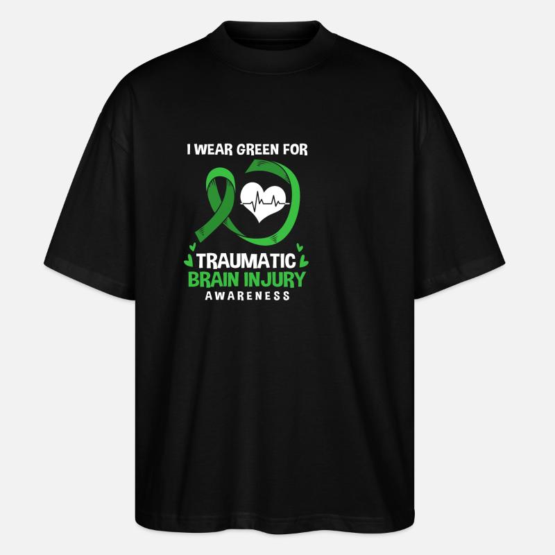 Traumatisme crânien - T-shirt bio Blaster 2.0 coupe oversize Stanley/Stella Unisexe - noir