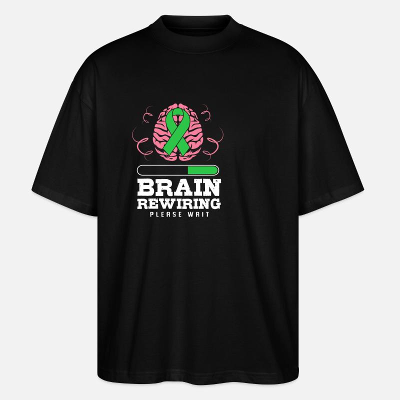 Schädel Hirn Trauma - Stanley/Stella Oversized Unisex Bio T-Shirt Blaster 2.0 - Schwarz