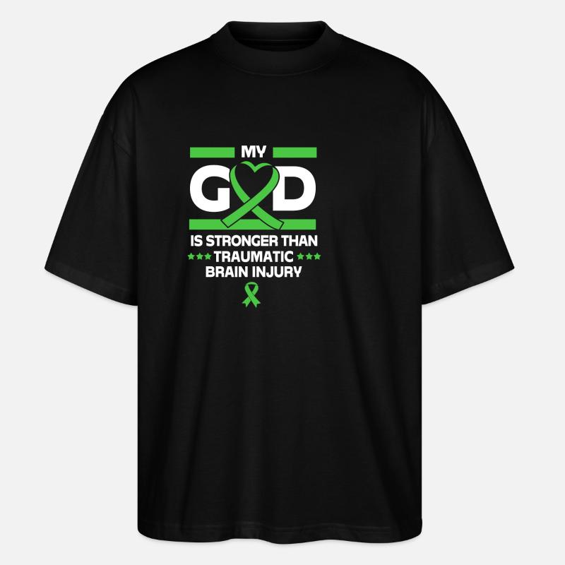 Traumatisme crânien - T-shirt bio Blaster 2.0 coupe oversize Stanley/Stella Unisexe - noir