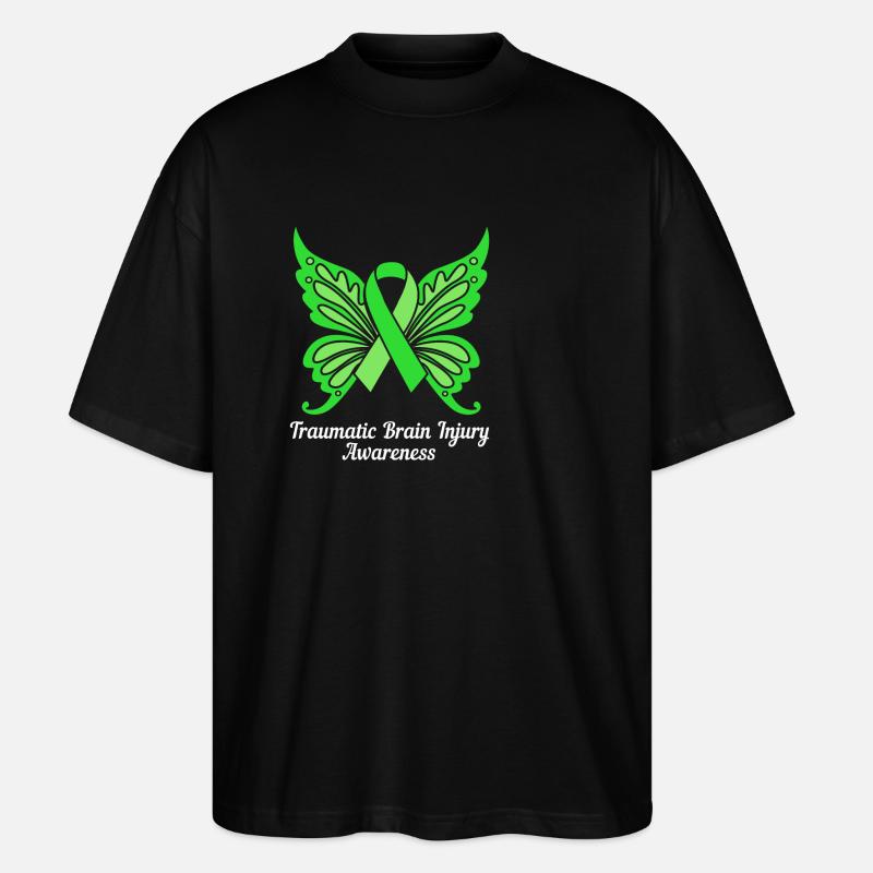 Schädel Hirn Trauma - Stanley/Stella Oversized Unisex Bio T-Shirt Blaster 2.0 - Schwarz