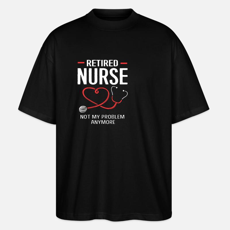 Pension d’infirmière - T-shirt bio Blaster 2.0 coupe oversize Stanley/Stella Unisexe - noir