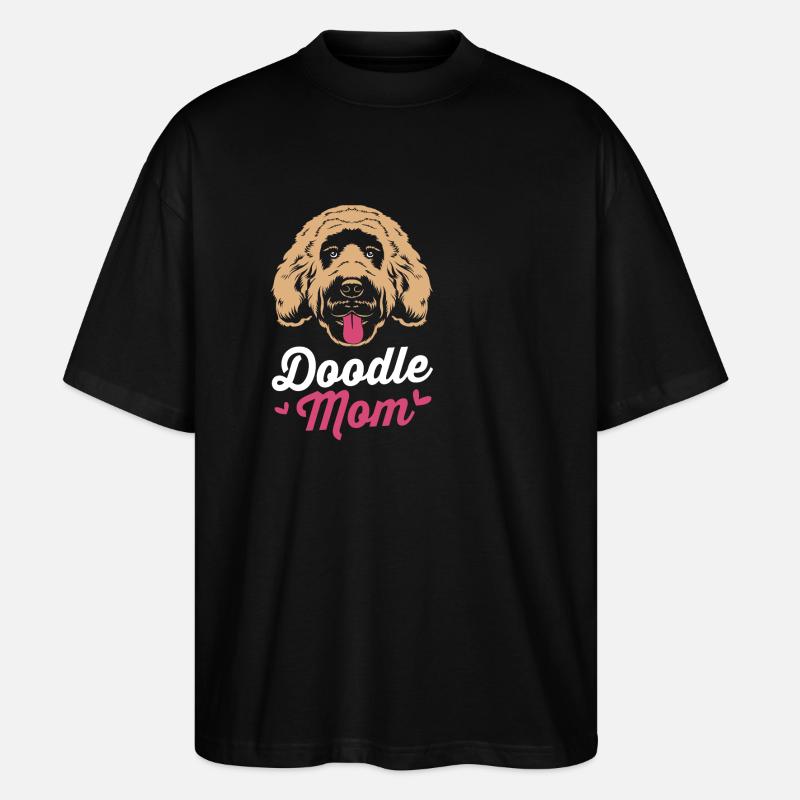Goldendoodle - Stanley/Stella Oversized Unisex Bio T-Shirt Blaster 2.0 - Schwarz
