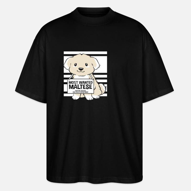 Malteser - Stanley/Stella Oversized Unisex Bio T-Shirt Blaster 2.0 - Schwarz