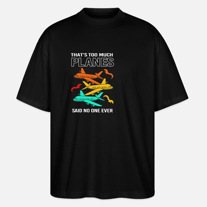 Air traffic controller - Stanley/Stella Oversized Unisex Organic T-shirt Blaster 2.0 - black