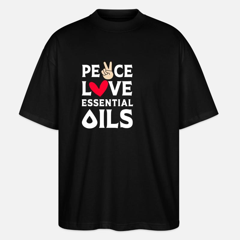 Ätherisches Öl - Stanley/Stella Oversized Unisex Bio T-Shirt Blaster 2.0 - Schwarz