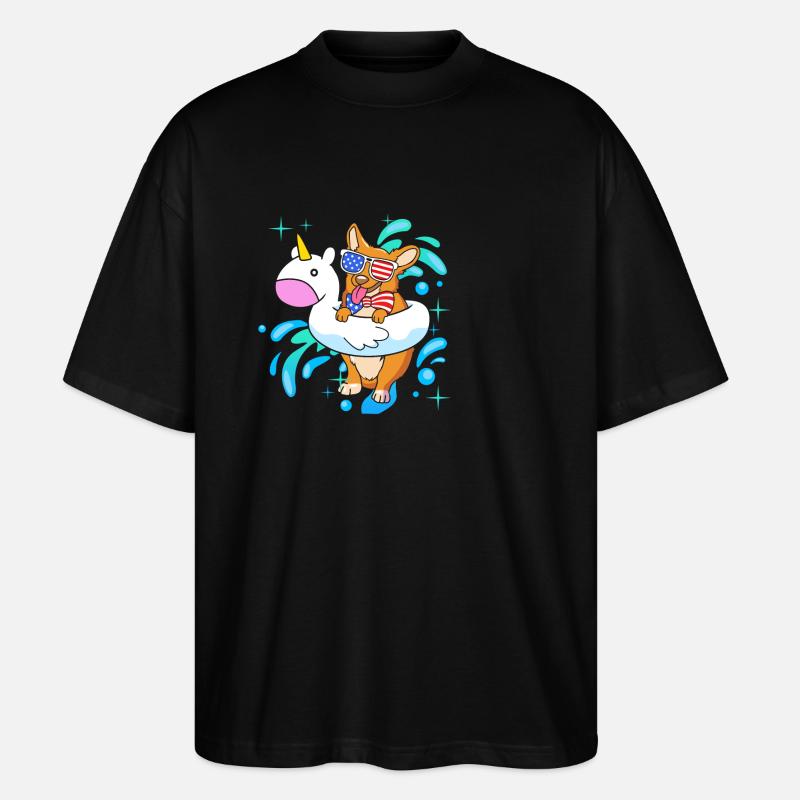 Pool Party - Stanley/Stella Oversized Unisex Bio T-Shirt Blaster 2.0 - Schwarz