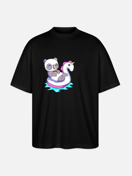 Pool Party - Stanley/Stella Oversized Unisex Organic T-shirt Blaster 2.0 - black