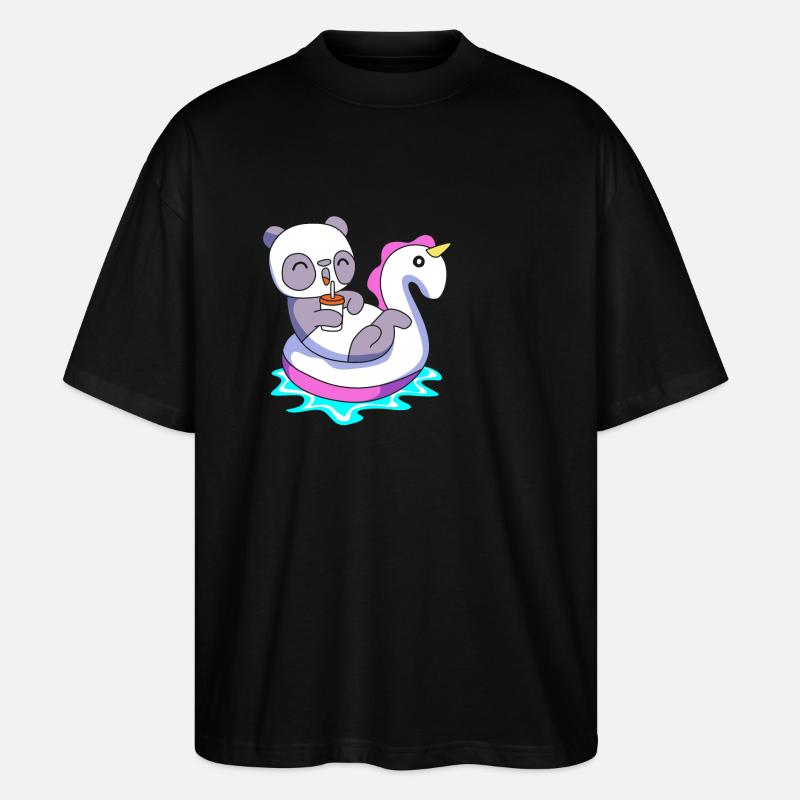 Pool Party - Stanley/Stella Oversized Unisex Bio T-Shirt Blaster 2.0 - Schwarz