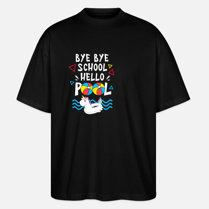Pool Party - Stanley/Stella Oversized Unisex Bio T-Shirt Blaster 2.0 - Schwarz