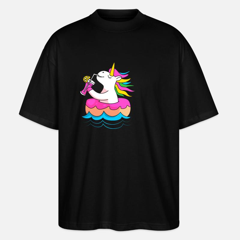 Pool Party - Stanley/Stella Oversized Unisex Bio T-Shirt Blaster 2.0 - Schwarz