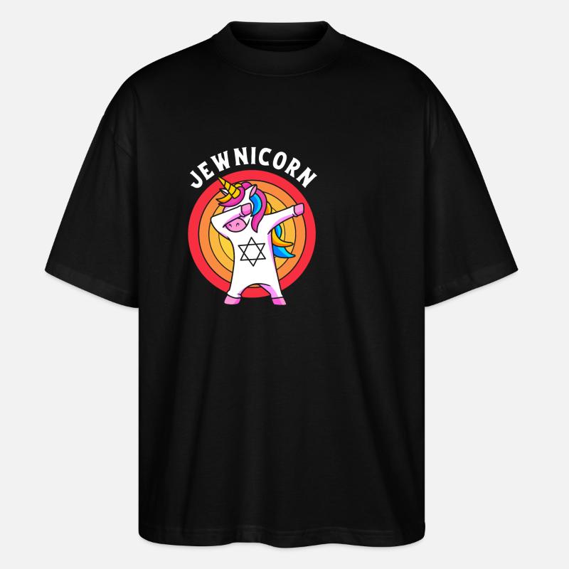 Hanoucca - T-shirt bio Blaster 2.0 coupe oversize Stanley/Stella Unisexe - noir