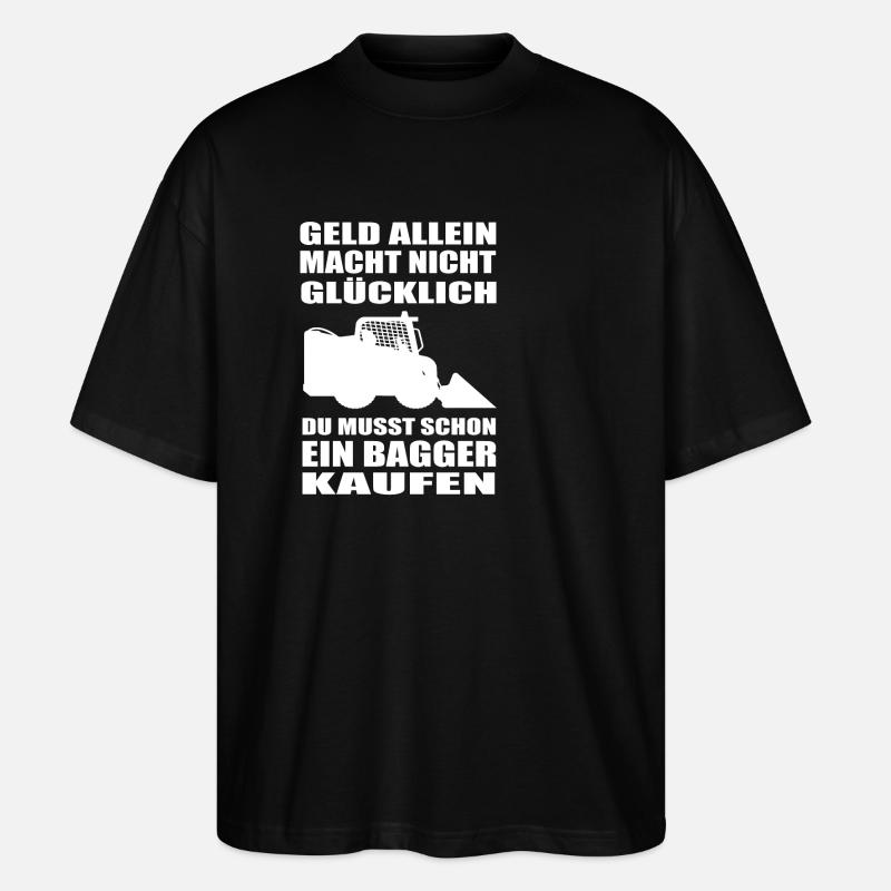 Landschaftsbauer - Stanley/Stella Oversized Unisex Bio T-Shirt Blaster 2.0 - Schwarz