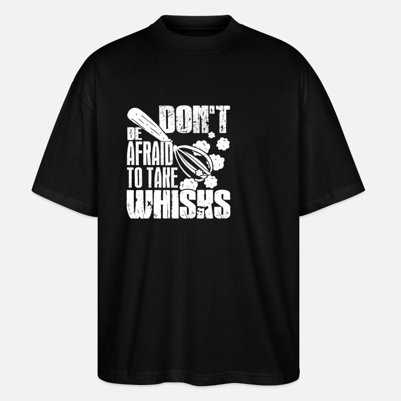 Baker Bakers Take Whisks - Stanley/Stella Oversized Unisex Organic T-shirt Blaster 2.0 - black