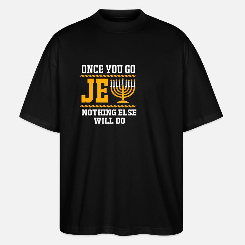 Hanoucca - T-shirt bio Blaster 2.0 coupe oversize Stanley/Stella Unisexe - noir