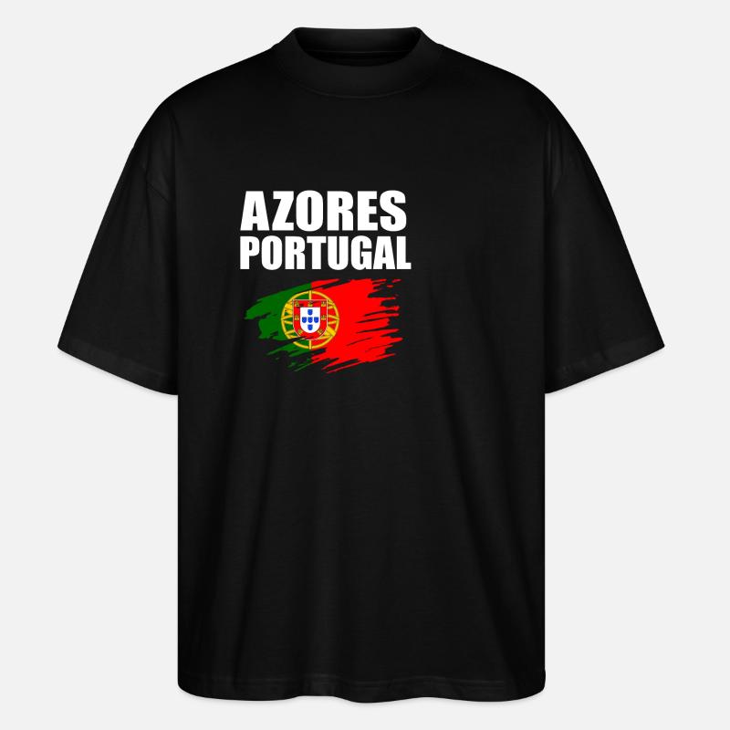 Portugal - Stanley/Stella Oversized Unisex Bio T-Shirt Blaster 2.0 - Schwarz