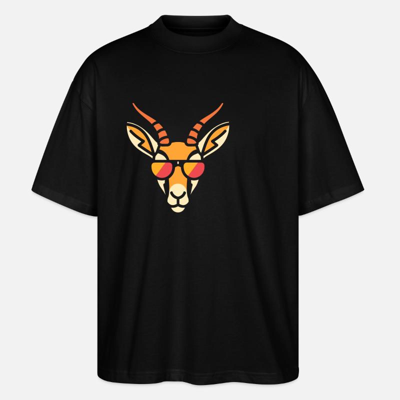 Gazelle - Stanley/Stella Oversized Unisex Bio T-Shirt Blaster 2.0 - Schwarz