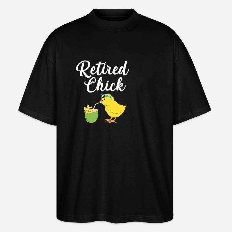 Retraité Retraité Retraité - T-shirt bio Blaster 2.0 coupe oversize Stanley/Stella Unisexe - noir