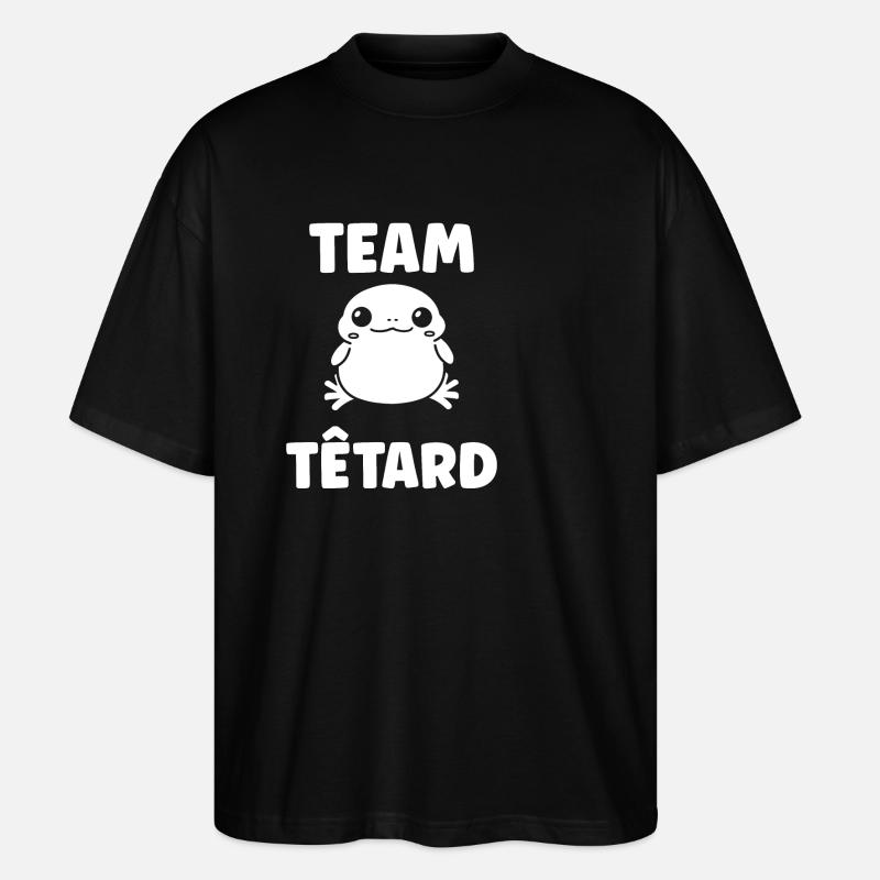 Têtard - T-shirt bio Blaster 2.0 coupe oversize Stanley/Stella Unisexe - noir